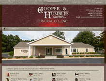 Tablet Screenshot of cooperandhumbles.com